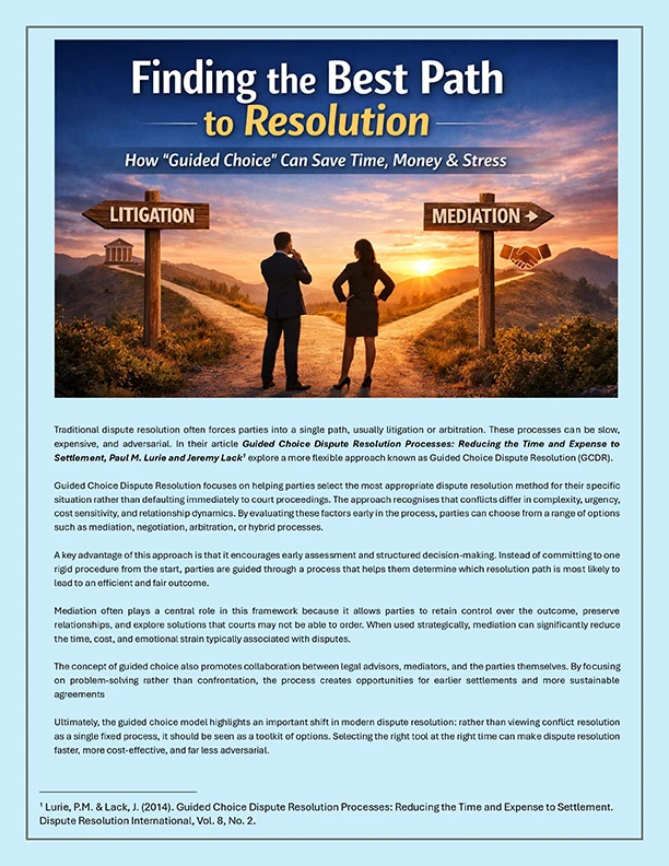 Mediation Article 1A